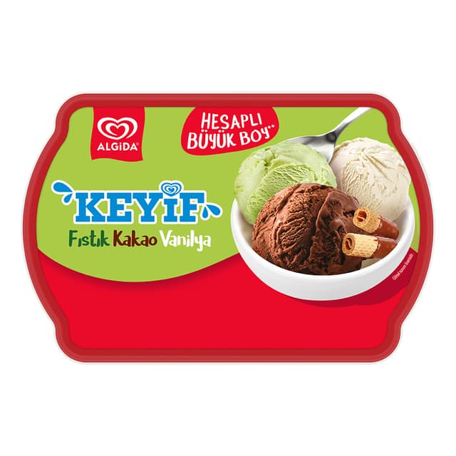 Keyif Fıstık Kakao Vanilya 1400 Ml