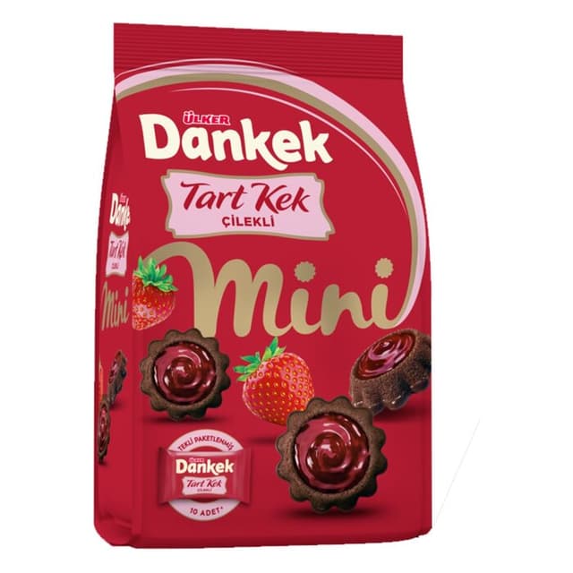 Dankek Mini Tart Kek Çilekli 150 Gr