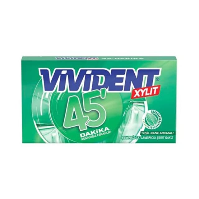 Sakız Xylıt 45 Dk Yeşil Nane Aromalı 26 Gr