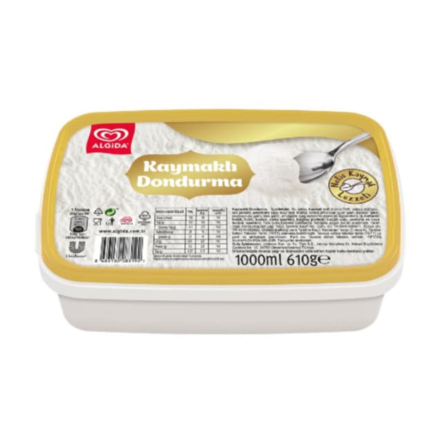 Kaymaklı Dondurma 1000 Ml