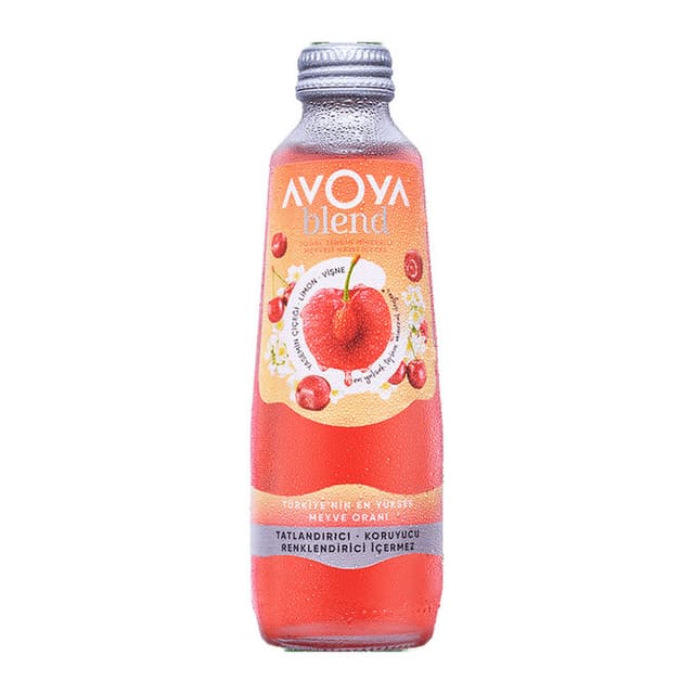 Blend Vişne Limon Meyveli Maden Suyu 250 Ml