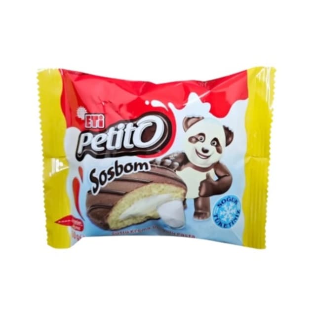 Petito Sosbom Sütlü Krema Dolgulu Pasta 50 Gr