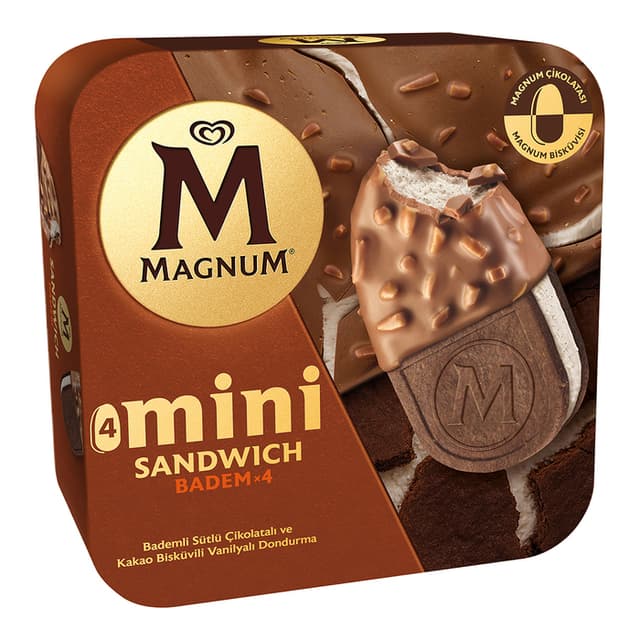 Mini Sandwich Badem 400 Ml