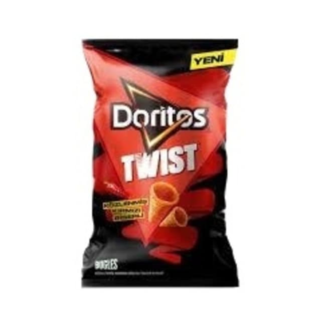 Mısır Cipsi Twist Közlenmiş Kırmızı Biberli Süper Boy 115 Gr