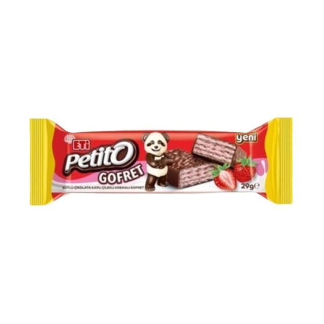 Petito Çilek Kremalı Gofret 29 Gr