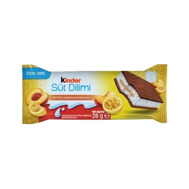 Süt Dilimi Şeftali Çarkıfelek 28 Gr