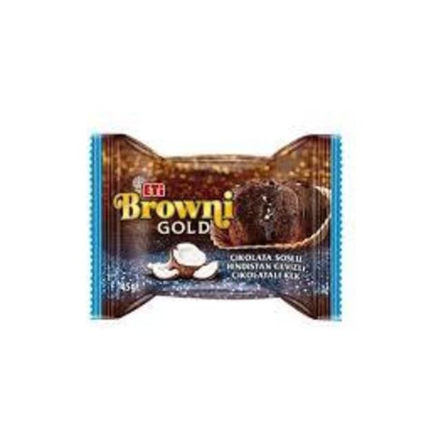 Browni Gold Çikolata Soslu Hindistan Cevizli Çikolatalı Kek 45 Gr