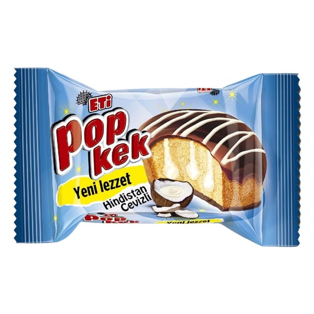 Popkek Hindistan Cevizli Kek 60 Gr