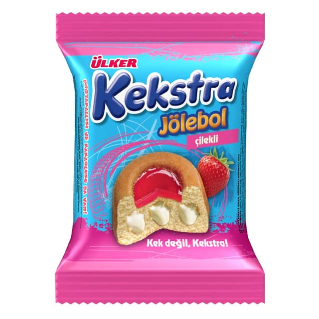 Kekstra Jölebol Çilekli 40 Gr