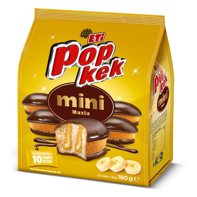 Popkek Mini Muzlu Kek 180 Gr