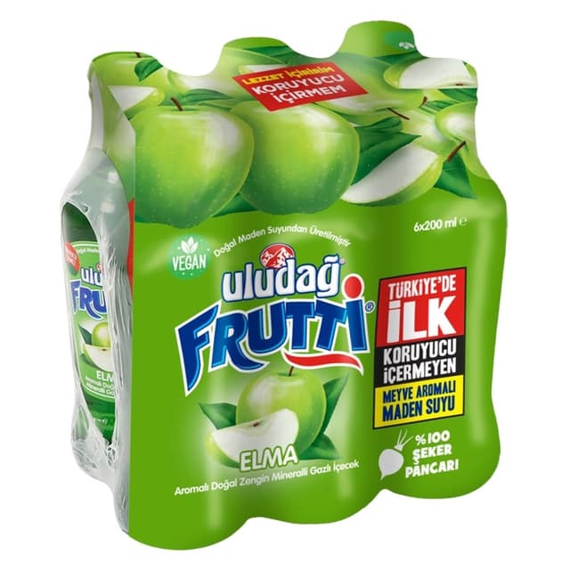 Frutti Maden Suyu Elma Aromalı 6x200 Ml