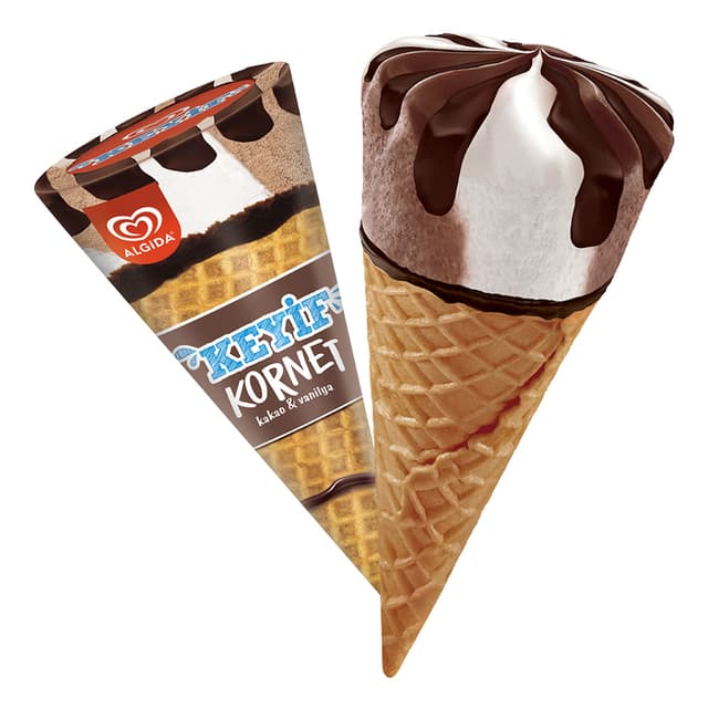 Keyif Kornet Kakao Vanilya 110 Ml