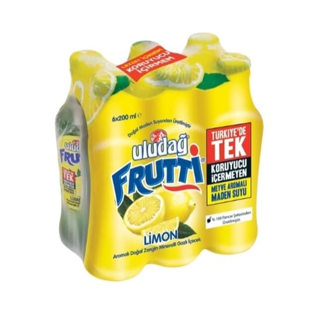 Frutti Maden Suyu Limon Aromalı 6x200 Ml