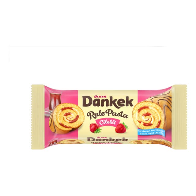 Dankek Çilekli Rulo Pasta 235 Gr