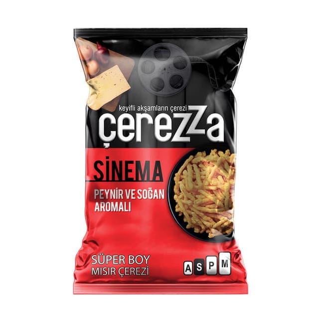 Sinema Mısır Cipsi Peynir Soğan Süper Boy 117 Gr