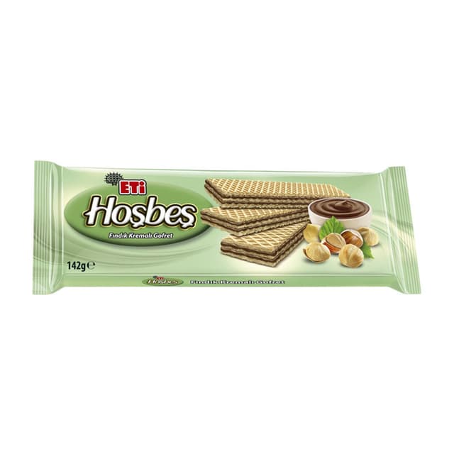 Hoşbeş Fındık Kremalı Gofret 142 Gr