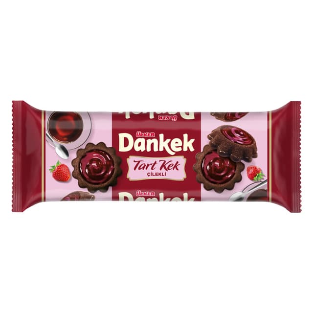 Dankek Tart Kek Çilekli 180 Gr